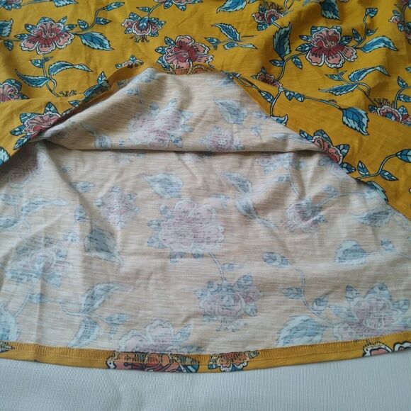 Matilda Jane A Place in the Sun Yellow Floral Pattern Dress Women's Size Medium - Picture 5 of 12